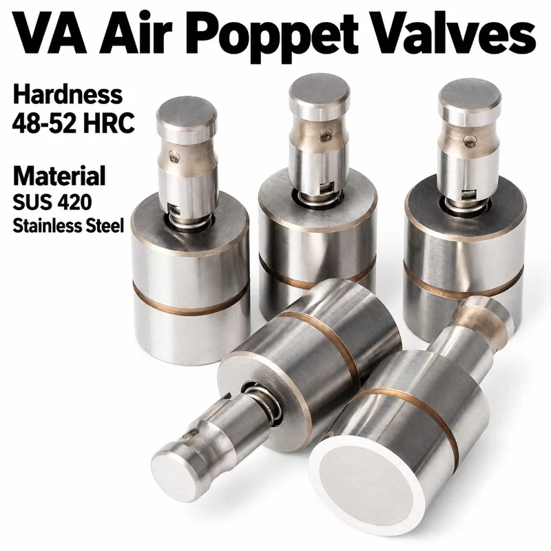 2PCS 5PCS Precision VA Air Poppet Valve Air Jet Valve for Injection Mold Vacuum Release Solution Mold Accessories