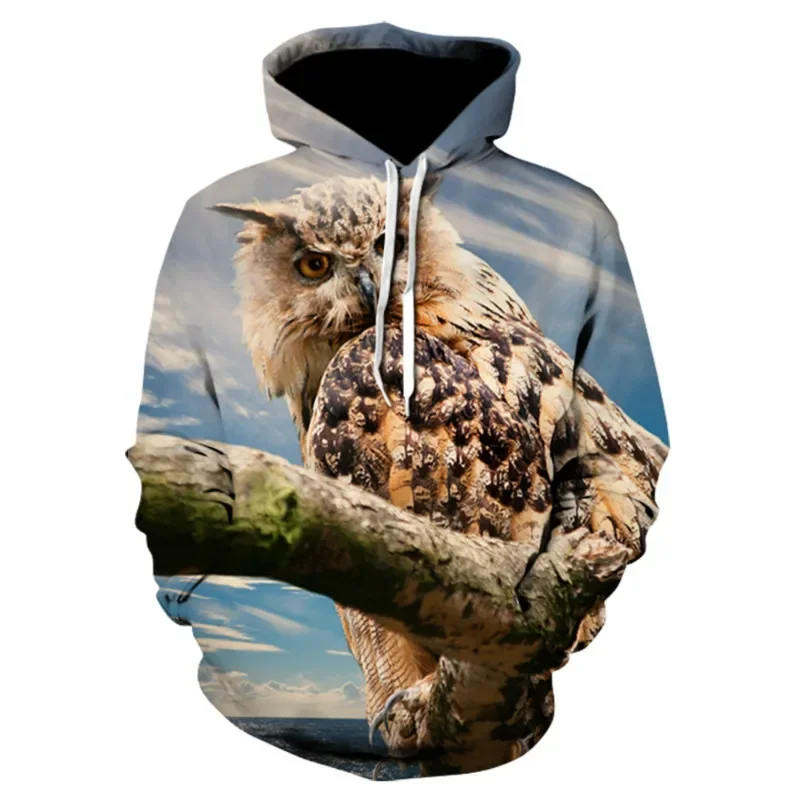 2024 Men's hoodie sweatshirt Brave Roar Gorilla casual 3D printed loose pullover Fashion animal printed hoodie garment top