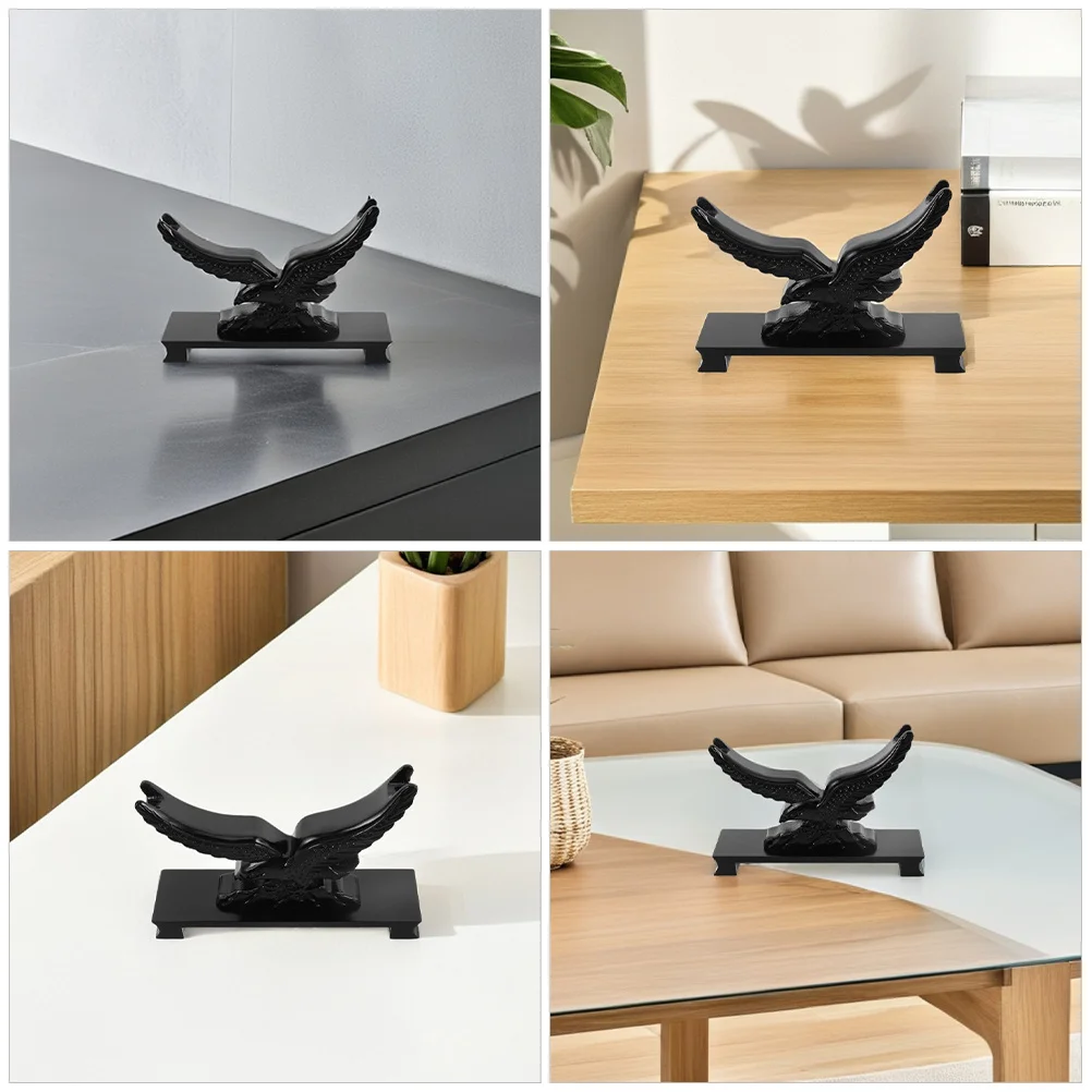 النسر حامل الراتنج رف شاشة صغير الحجم دائم المنظم لجمع السيف ديكور المنزل مكتب حامل السيف قوس #5