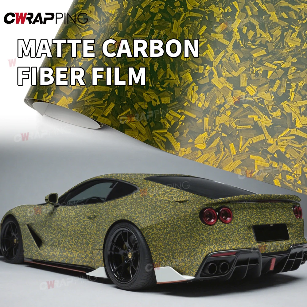 Wrap Vinyl Car Bodies Matt Flower Carbon Gold Supplies Car Wrapping Film Motorcycle Vinyls Tuning Auto Accessories Body Covering