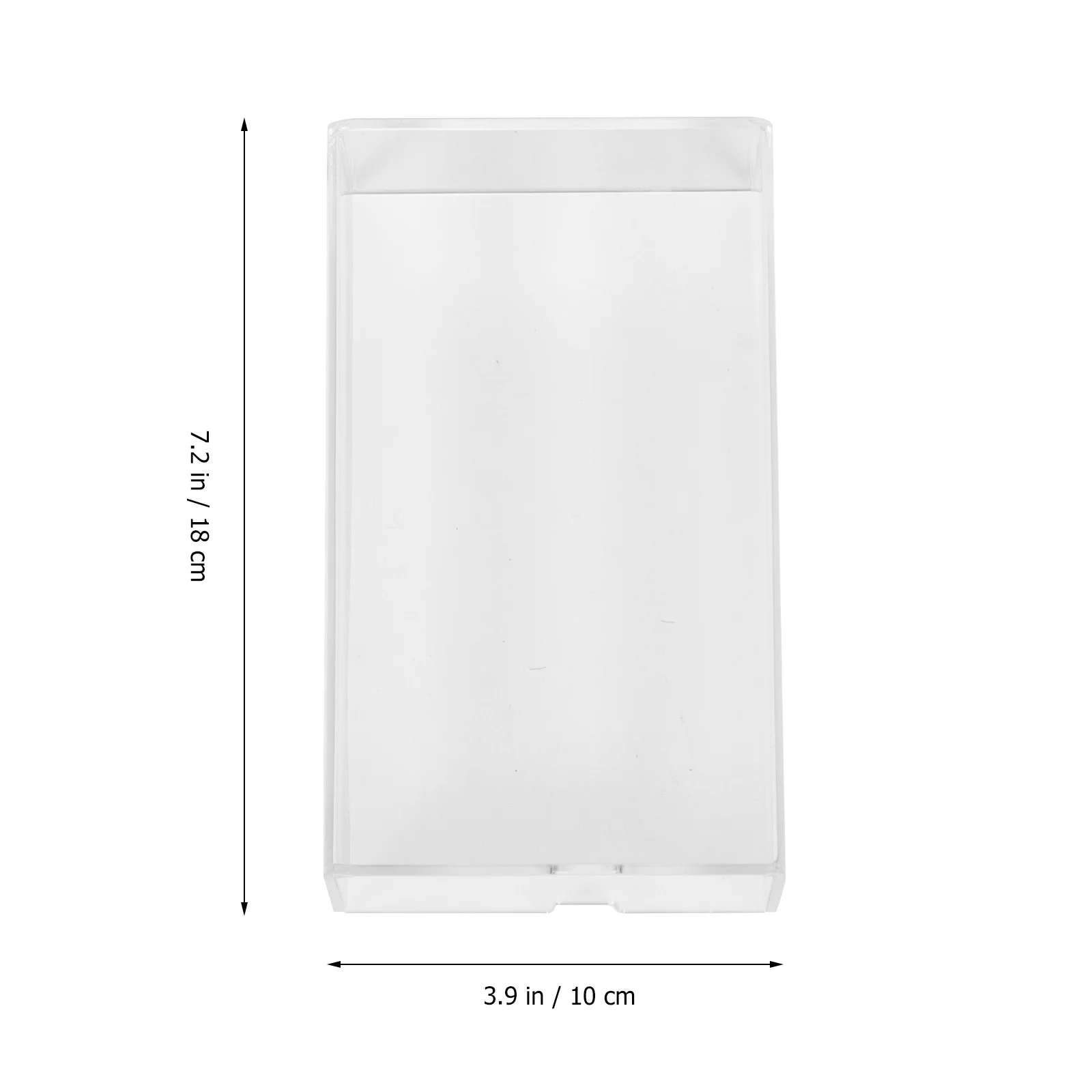 غطاء حماية للماوس صندوق أكريليك شفاف قابل للإزالة وقابل للغسل ومضاد للغبار غطاء صندوق ماوس أكريليك