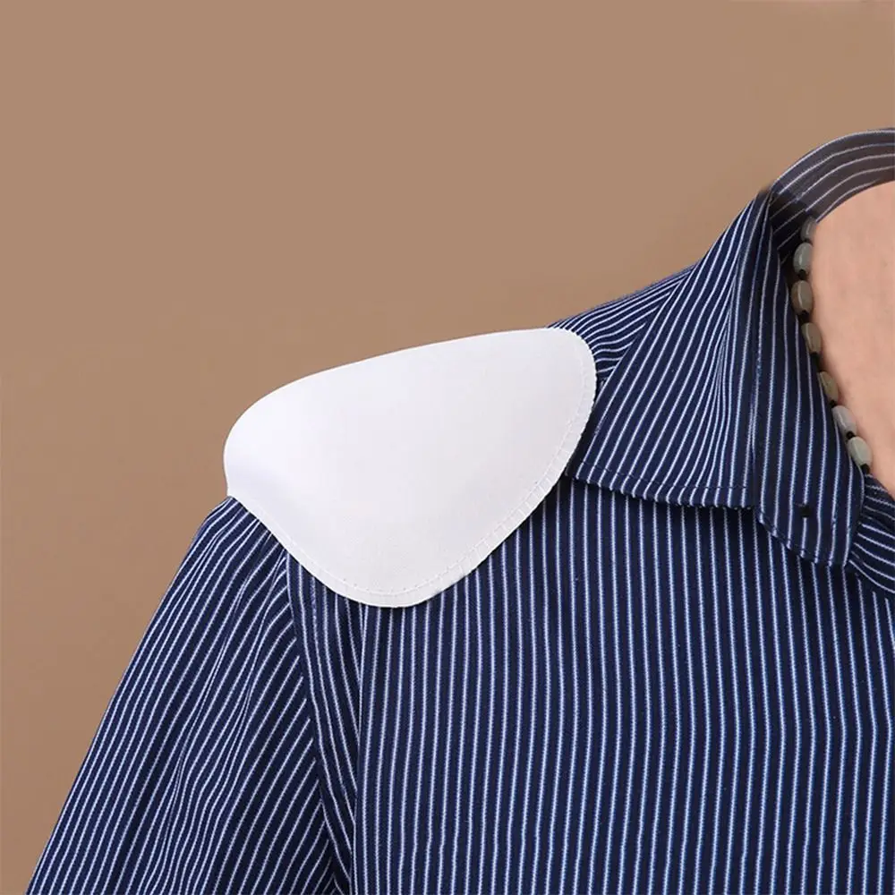 2Pairs Men&Women For Shirt Suit Coat Sewing Accessories Shoulder Pad Sponge Shoulder Pads Soft Padded Covered Set-in Sewing