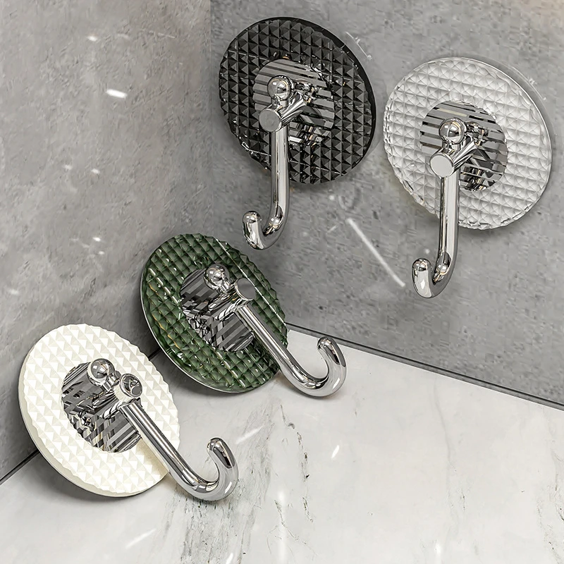 Multi-purpose Wall Organizer Hook Behind-door Key Cloth Hanger Hook Bathroom Robe Towel Holder Rack Kitchen Hardware Shelf Hook