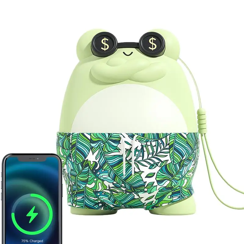 Hand Warmers Portable USB Warmer Heater Rechargeable Cute Frog Shape Fast Heating Pad Stove Hand Warmers For Indoor Outdoor