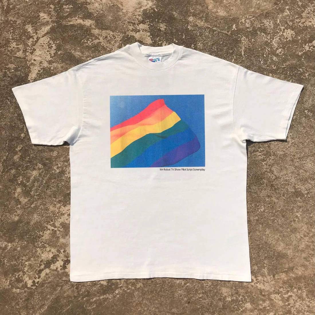 Ultra-Light High-Woven See-Through opposite Sex Oversize Short-Sleeve T-Shirt for Men And Women Street Style Cotton Blend
