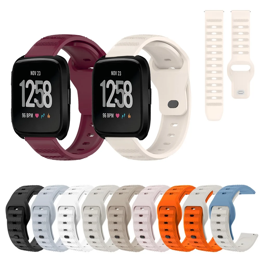 

Silicone Strap For Fitbit Versa 2 / Versa Lite / Versa 1/ SE Wristband Sport Bracelet Watch Band