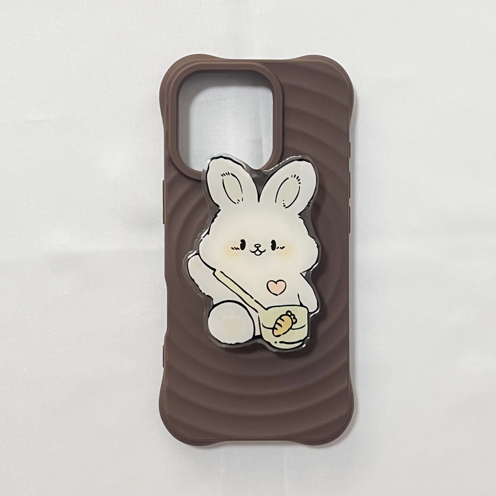 Supporto per telefono con coniglio adorabile per animali domestici carino Supporto Griptok per custodie iPhone Samsung Grip Tok Socket Staffa regalo per ragazza