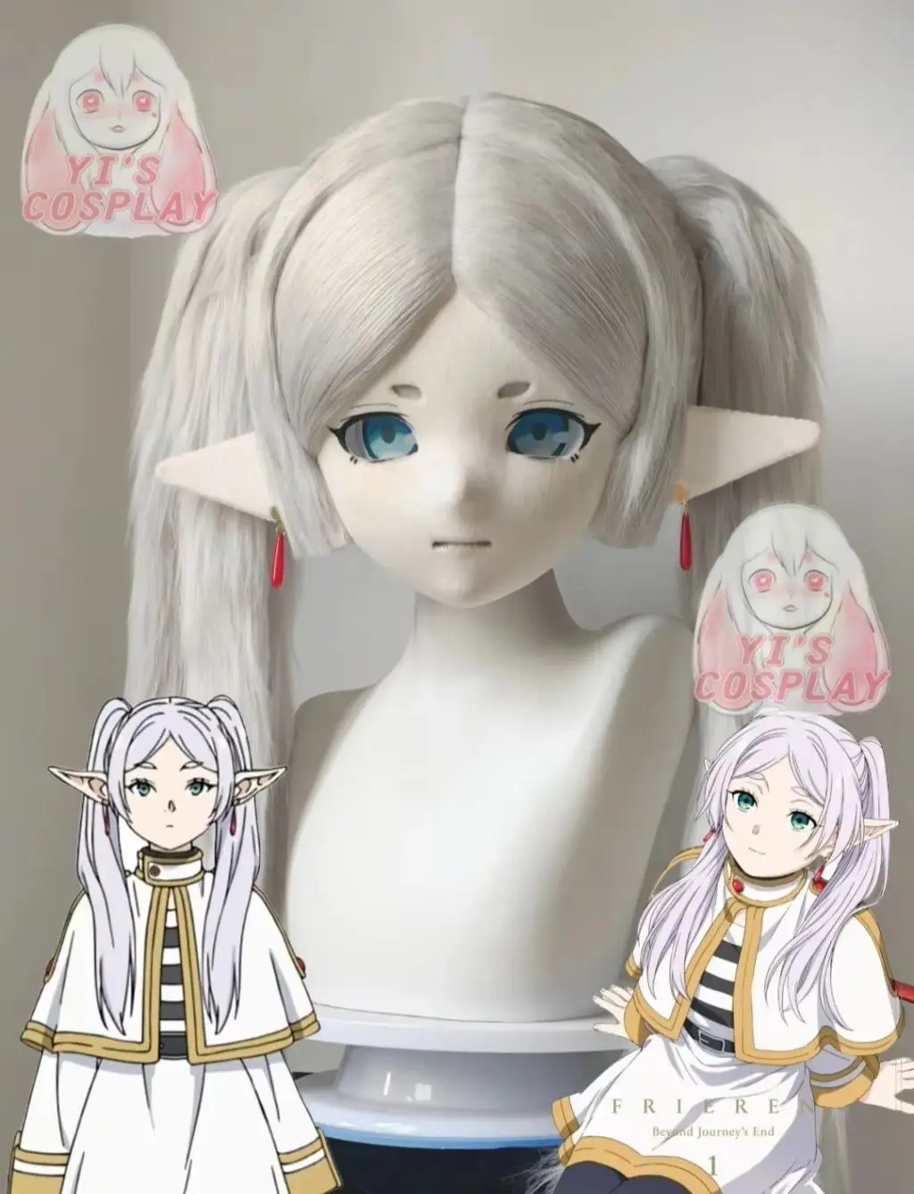 

Yis cosplay Custom Furry head Kigurumi OC Head Cosplay Kemono Fursuit Handmade Headsets Beast Customized Fursuit Kemono Head