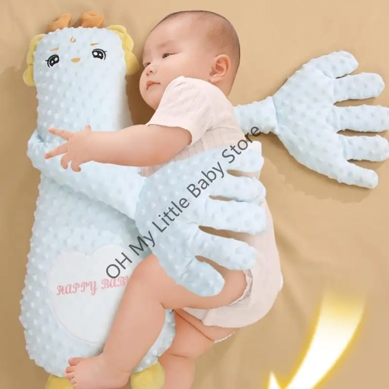 M76C كارتون مهدئ اليد وسادة استرضاء قابلة للتسخين لعبة المعزي للطفل مع/بدون 52 أغنية تعزيز راحة النوم #2