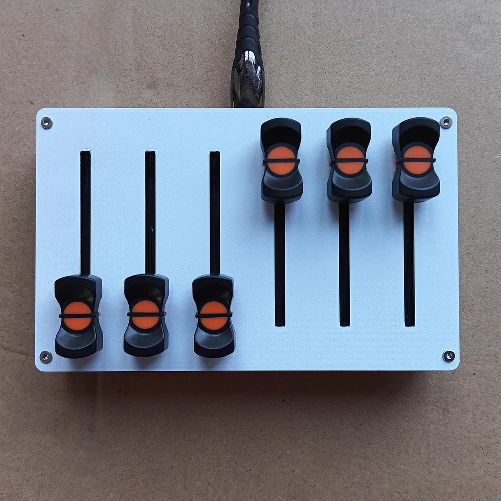 6-Channel 45mm MIDI Fader Controller - USB Custom CC Mapping for DAW Software