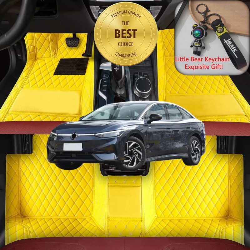 

Подходит для VW ID.7 Electric Saloon 2023-2026, автомобильные коврики, роскошные автомобильные аксессуары, автомобильные коврики с левым/правым рулем