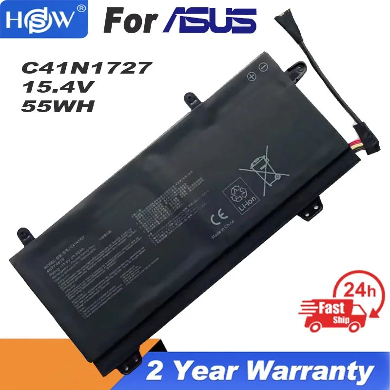 C41N1727 55WH Laptop Battery For ASUS ROG Zephyrus GM501 GM501G GM501GM GM501GS GU501 GU501GM Series