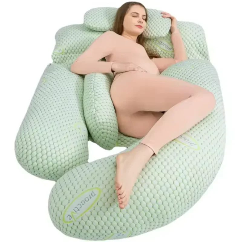 2024 Maternity Pillow,  Body Pillow Support for Back, Legs, Belly, Hips of Pregnant Women, Detachable and Adjustable