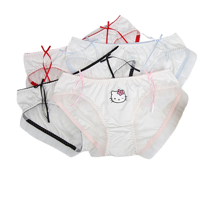 

Kuromi Hello Kitty Underpants Women Sexy Anime Cotton Underwear Cartoon Cute Fashion Pantys Lingerie Girl Sexy Low Rise Briefs