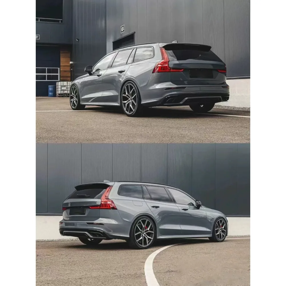 Dedicated Car Front Rear Bumper Strip Lip Spoiler Diffuser Splitter Scratch Protector For Volvo S60 V60 2020 2021 2022 2023 2024 view 2