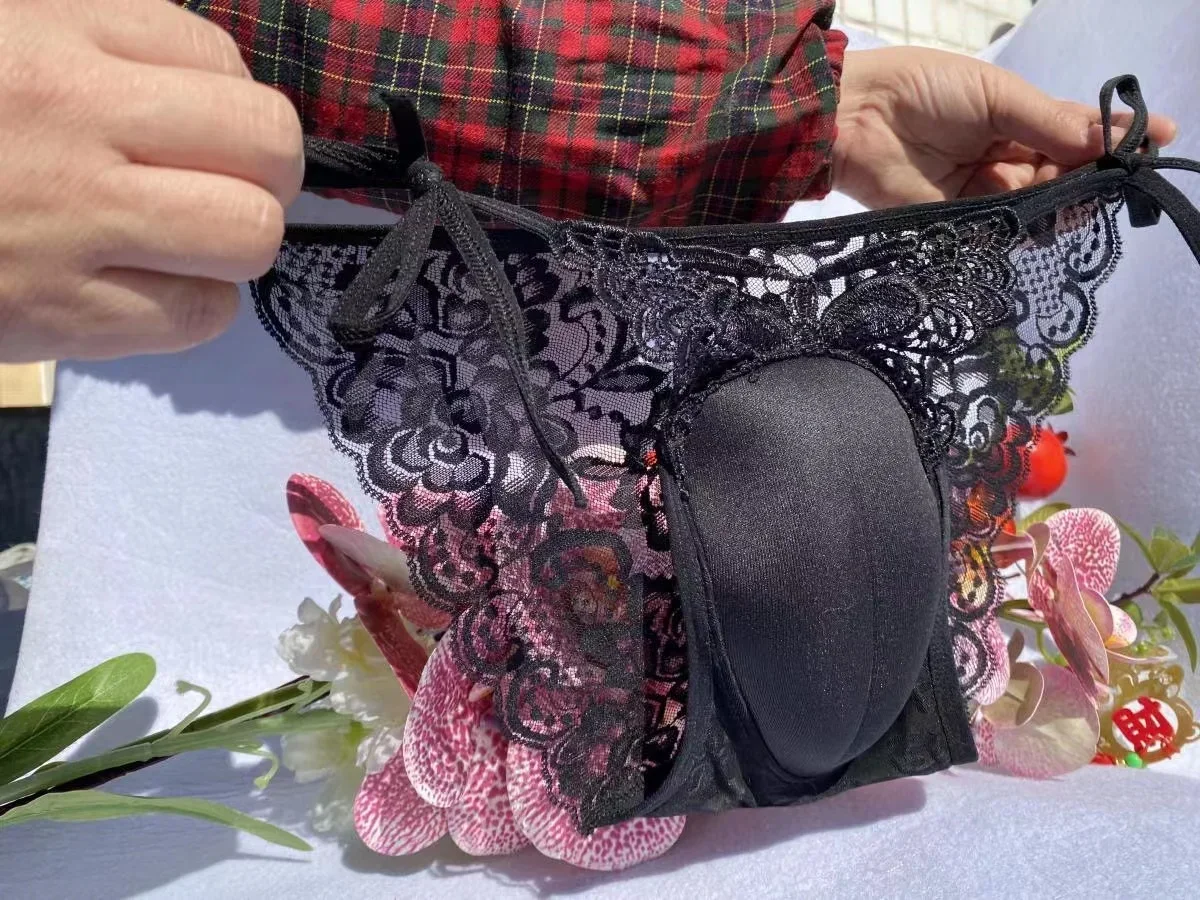 Camel Toe Control Panty Hiding Gaff Fake Vagina Underwear Crossdresser Transgender Shemale Ladyboy Lace Briefs Adjustable