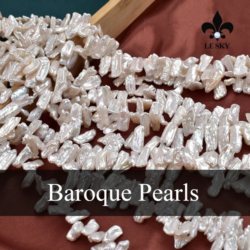 

AAA Petal Baroque Pearls Bead 10mm Natural Freshwater Pearl Loose Beaded for Making DIY Jewelry Necklace Bracelet Earrings 36cm