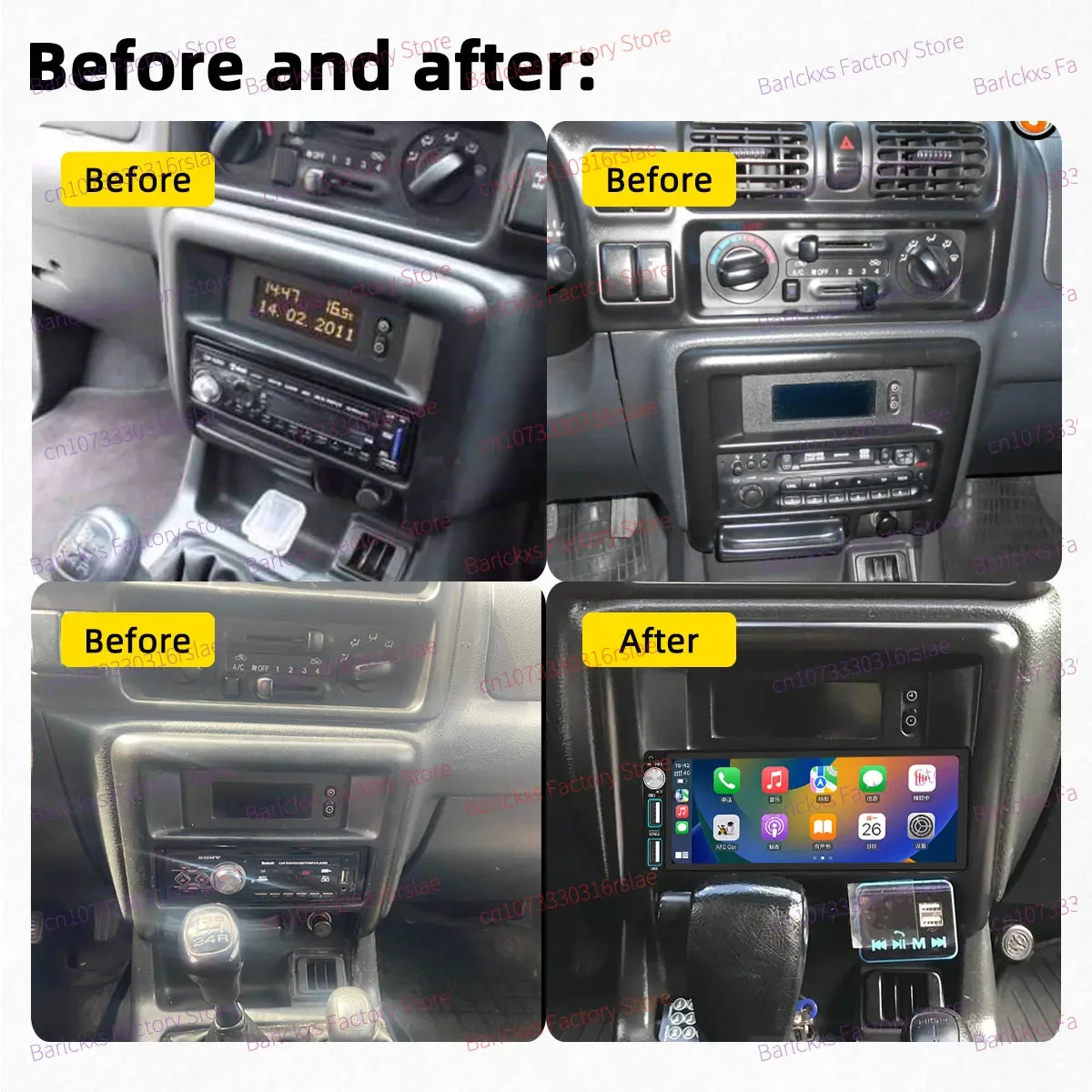 Wireless Carplay Autoradio 6.86 \