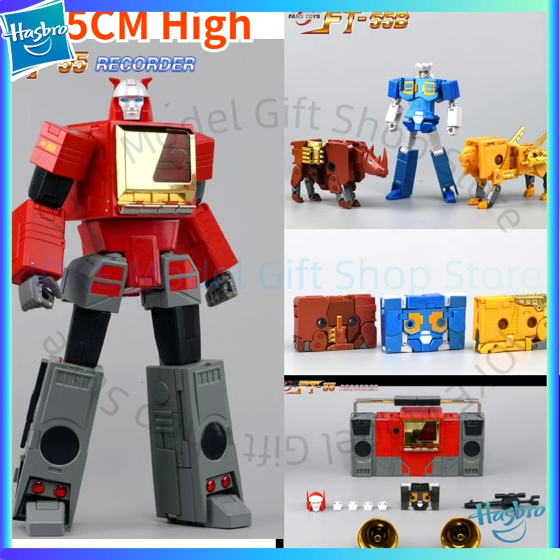 

《IN STOCK》Transformed toys FansToys FT FT-55 FT55 FT-55B FT55B Blaster RECORDER Mini-Cassette Action Figure Robot
