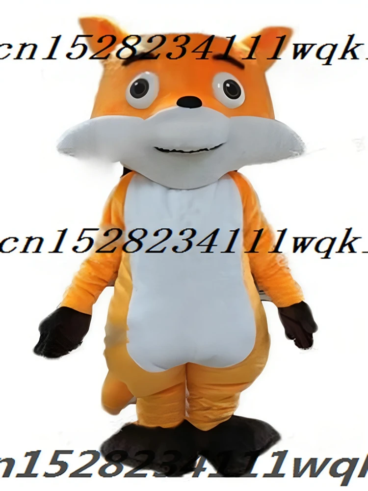 

Customize Birthday Cosplay Costume Fox Mascot Costume Cartoon Character Halloween Fancy Dress Christmas Maskote Anime Carnival