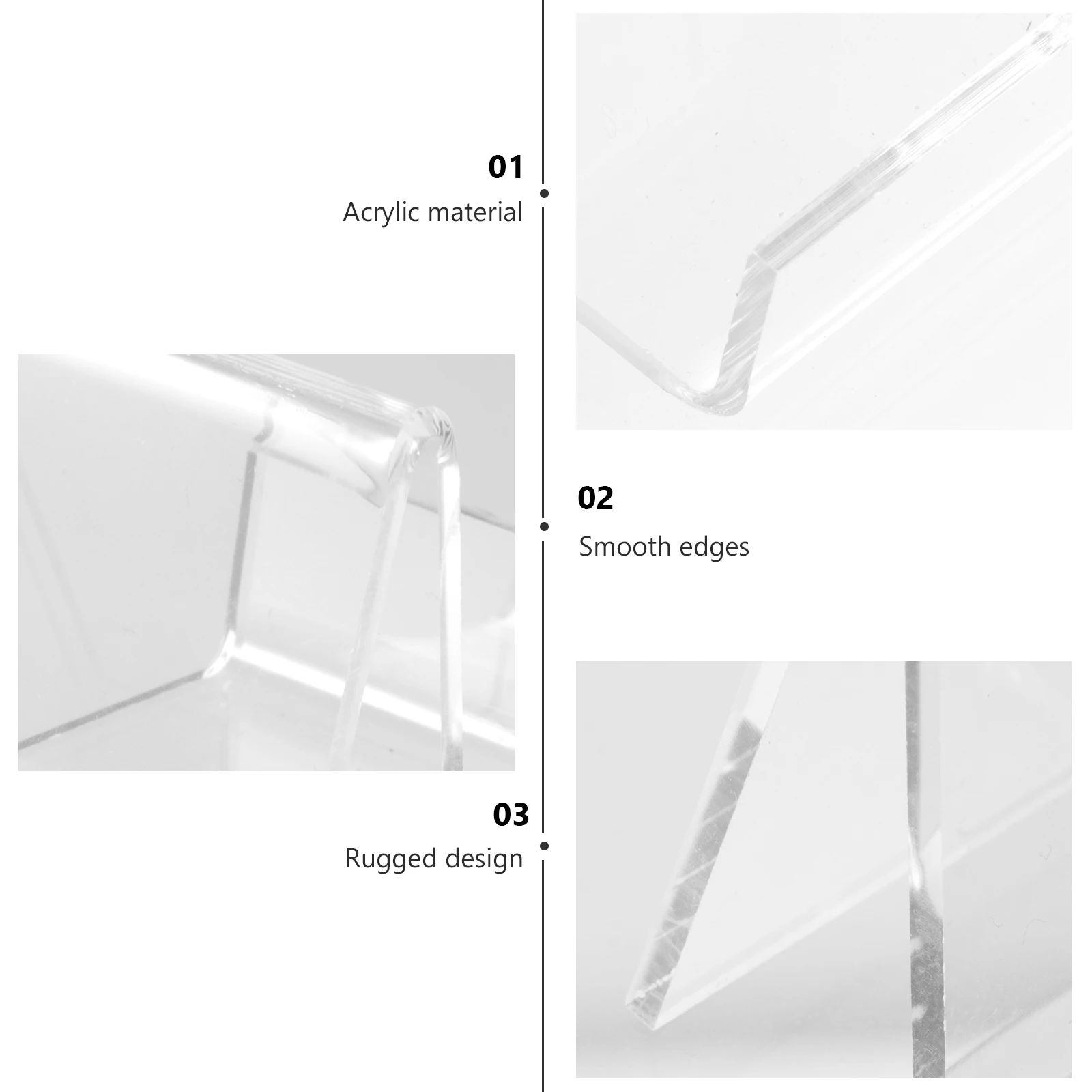 

3pcs Mobile Phone Display Stand Adjustable Up to 180 Degree Angle Rugged Support Rubber Covered Steel Rods Scratch for Tablets