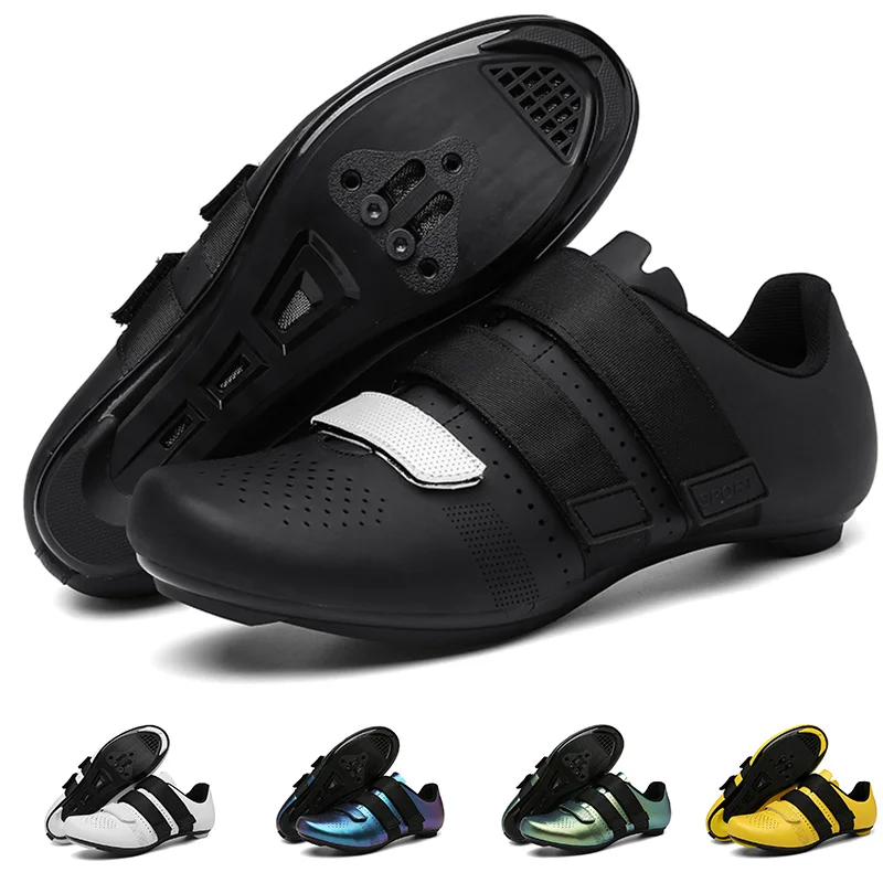 

Speed Cycling Sneaker Men's Road Cycling Shoes Cleat Shoes Spd Shoes Cycling Flat Pedal Shoes Man Bike Outdoor Footwear White