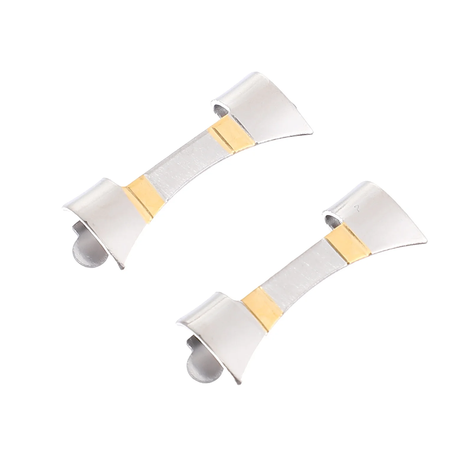 1 Para Stalowych Złączek do Paska Zegarka, Odpornych na Rdzę, Wytrzymałych, Części Zamienne do Samodzielnego Montażu Paska Zegarka