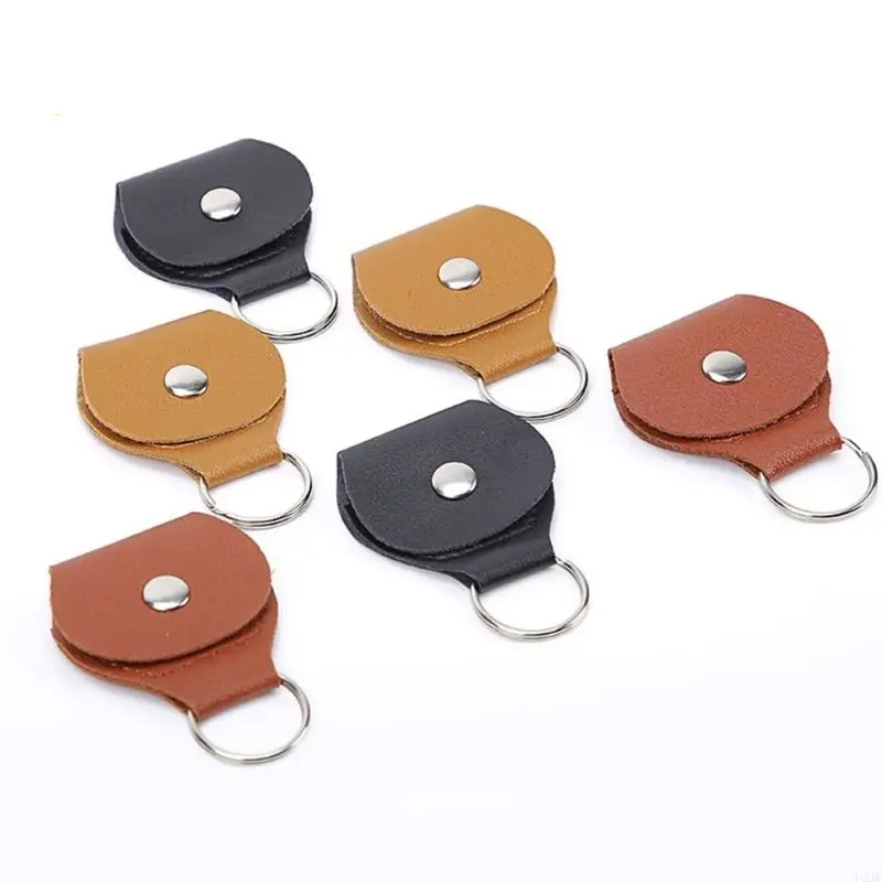 Leder -Gitarren -Pick -Aufbewahrungsbox wasserdichte Gitarren -Pick -Tasche geeignet für die Auswahl – Detail 4