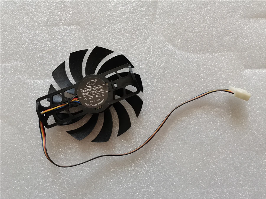 NEW FAN FOR Overclocked Triple Blade S85HTPC Ultra-thin ITX All-in-one CPU Radiator 1U Fan 1700 1155 1151 YT8010HB 12V 0.25A