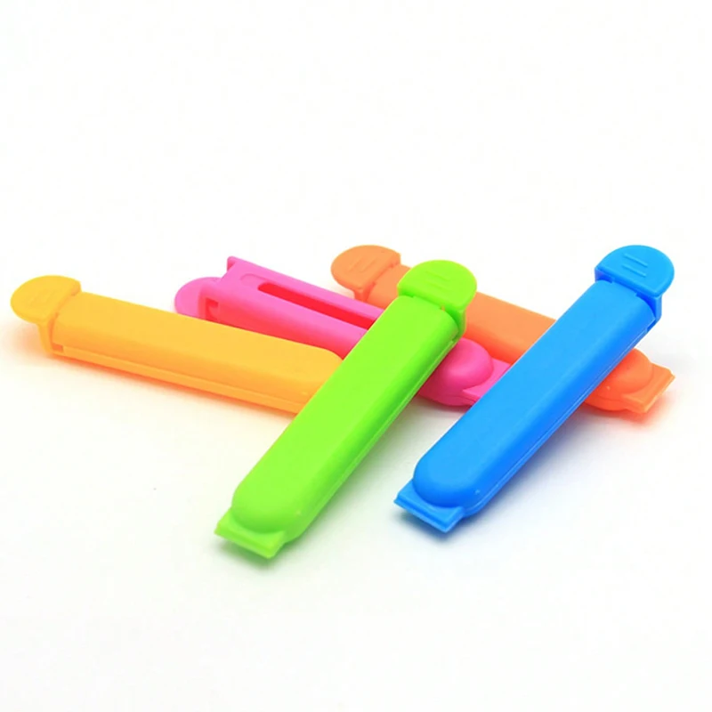 10/20 Stück Küchen-Aufbewahrung Lebensmittel-Snack-Verschluss-Clips Verschlussklemmen Plastikwerkzeug Küchenzubehör Tragbar Großpackung TMZ – Detail 1