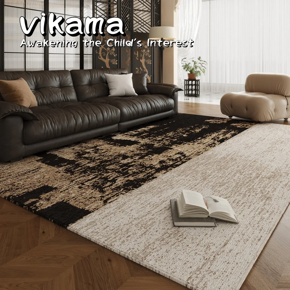 

VIKAMA 2025 New Premium Shag Rug, Thickened Non-Slip Washable Living Room Sofa Rug, Luxury Coffee Table Mat carpet