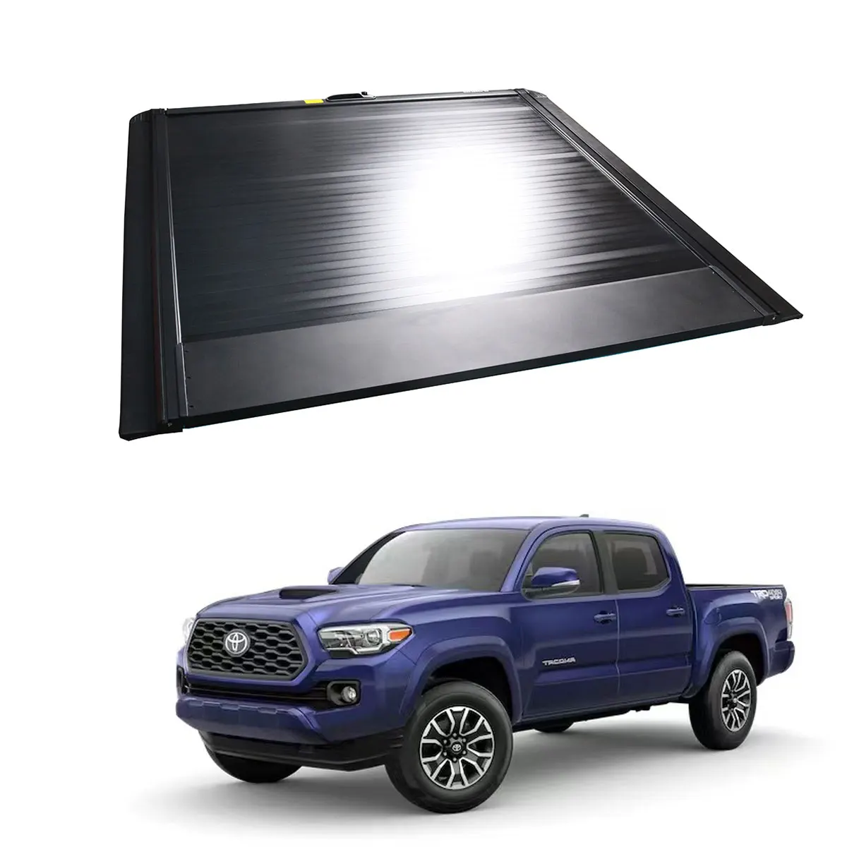 

Hard Tonneau Pickup Truck Bed Accessories Roller Shutter 4x4 Cover Roller Lid for Toyota Tacoma 5ft 2016+