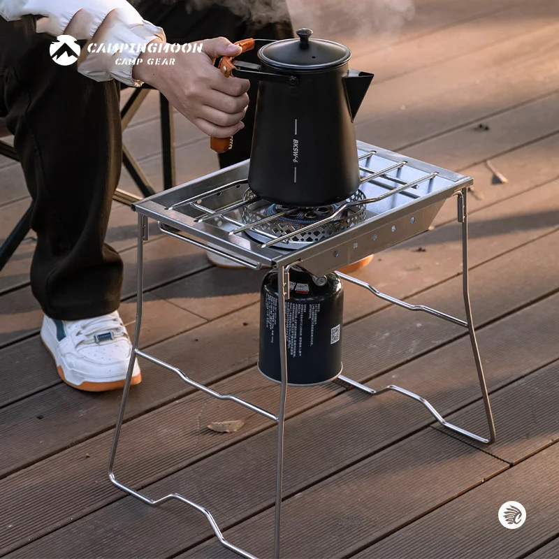 

Court burner alpine stove camping, large diameter, windproof, regulated burner, portable and high power