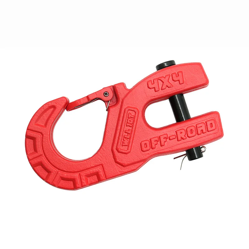 

Крюк лебедки 3/8 дюйма, сверхмощный, макс. 45000 фунтов, кованый стальной крюк лебедки для квадроцикла с предохранительной защелкой, скользящий крюк с буксировочной скользящим крюком для квадроцикла UTV