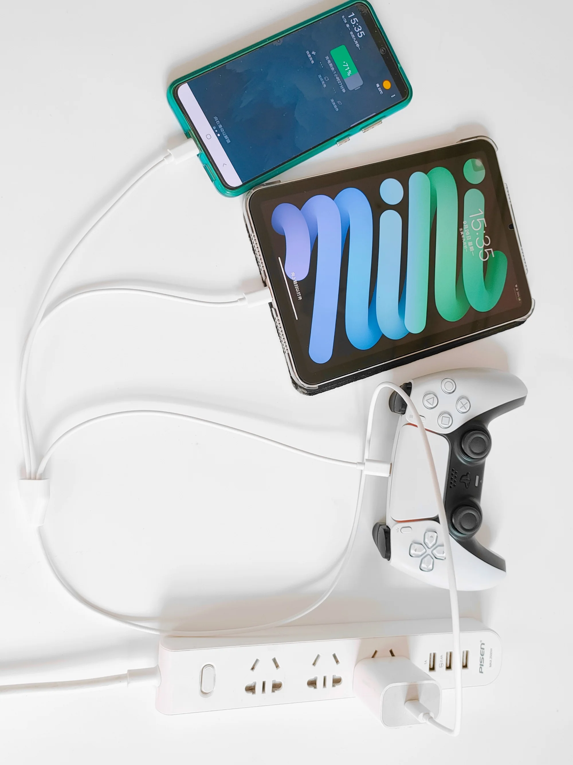 1 متر نوع c إلى 3 USB-C كبل شحن الطاقة 3 الهواتف مع منافذ نوع c في وقت واحد 3 في 1