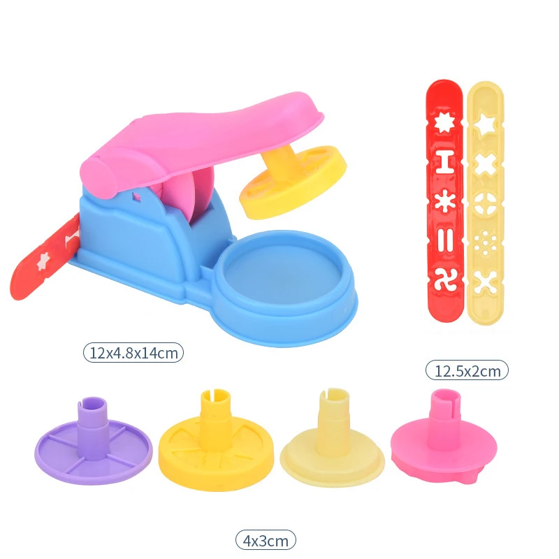 Play Dough Accessories Set for Kids Playdough Tools with Various Plastic Molds Rolling Pins Cutters Clay Model for Children Kids