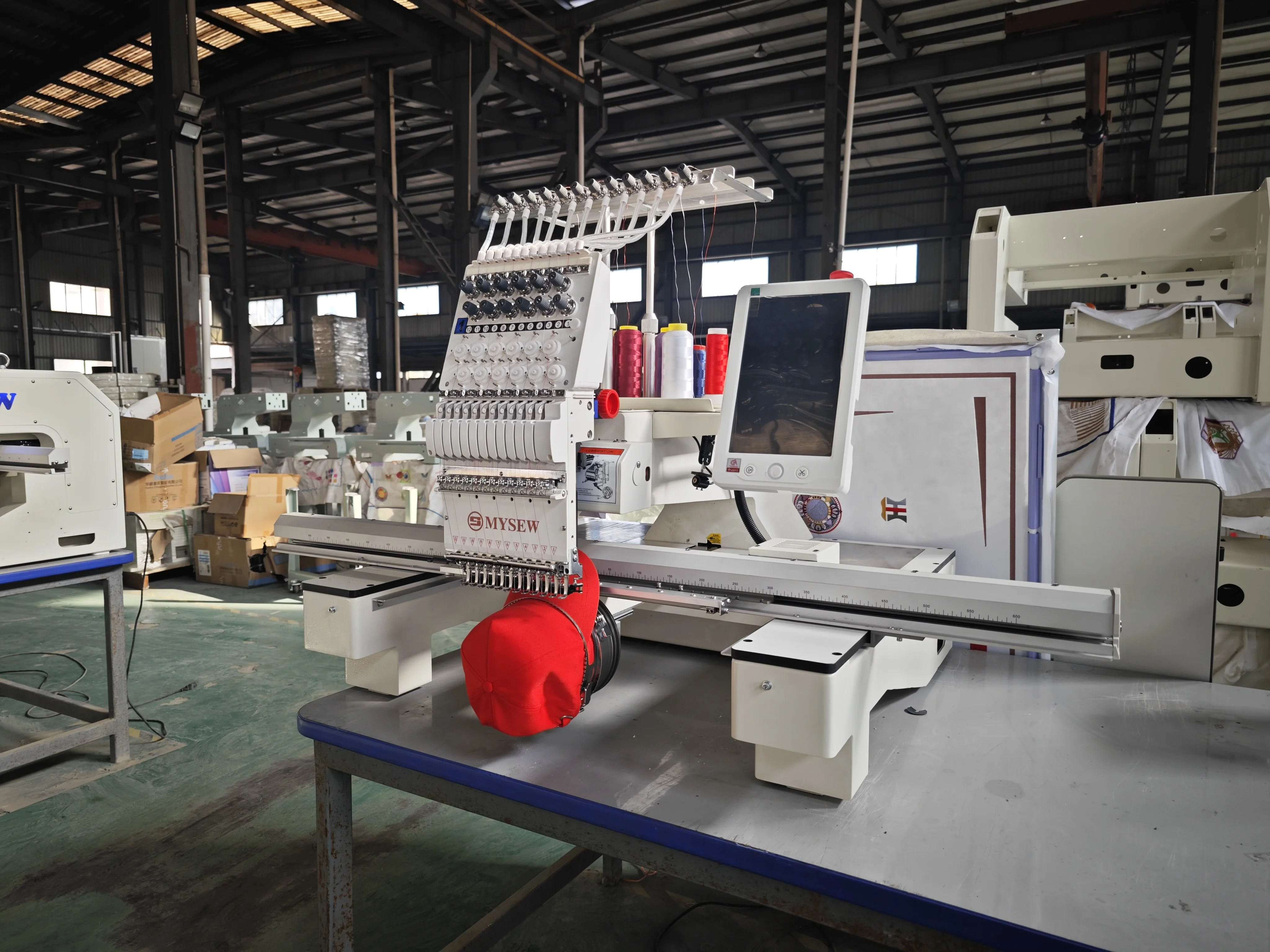MJS1201(500*1200mm)Doorstep Delivery Single Head 12Needles High Speed Automatic Industrial Computerized Embroidery Machine