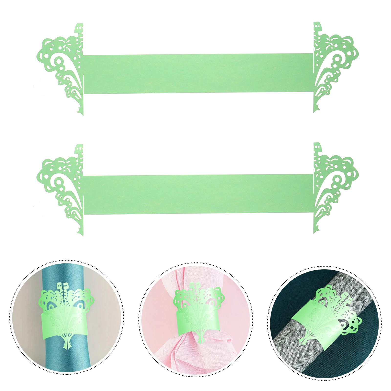 

20 Pcs Christmas Napkin Ring Holders Bulk Tree Rings Decorate Table Supplies Dinner Party