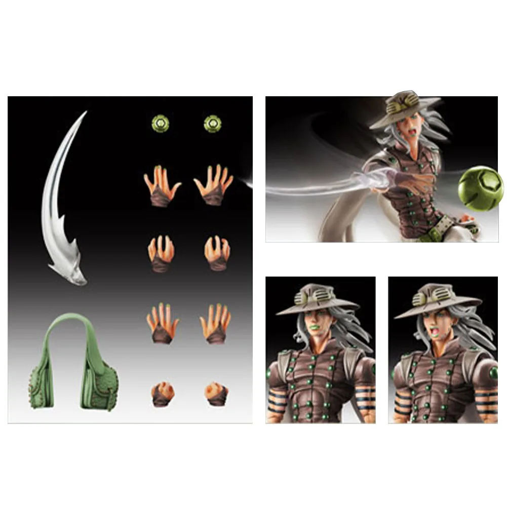 

JJBA Anime Figure Gyro·Zeppeli Action Figures Statue Collectible Model Toys Anime Peripheral Figurine Desktop Decoration Gifts