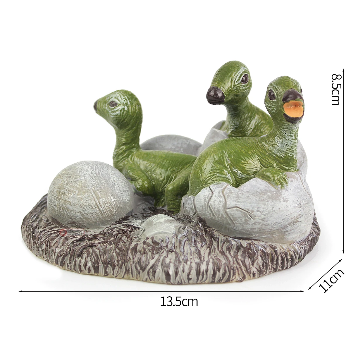 Figurka Maiasaura z miękkiej gumy, plastikowy model - zabawna edukacyjna zabawka dla chłopców, dziewczynek i dzieci w wieku od 18 miesięcy.