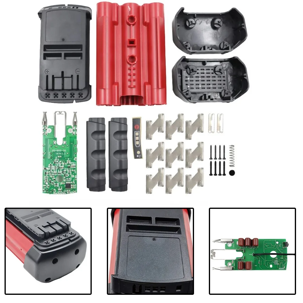 1PC GBH36V-LI Lithium Ion Battery Plastic Case PCB Circuit Board Housing For Bosch 36V GBH36V Li-ion Battery Shell Box