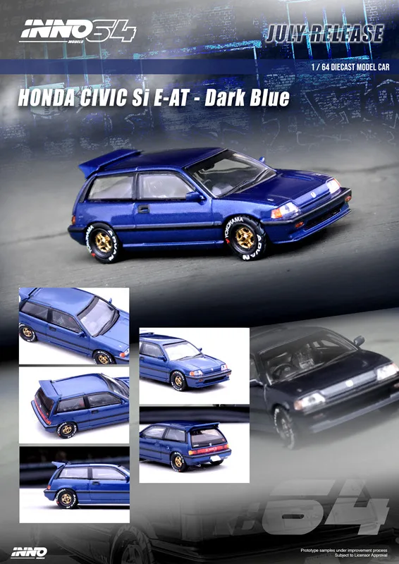 

INNO 1/64 HONDA CIVIC Si E-AT alloy finished simulation car model Honda