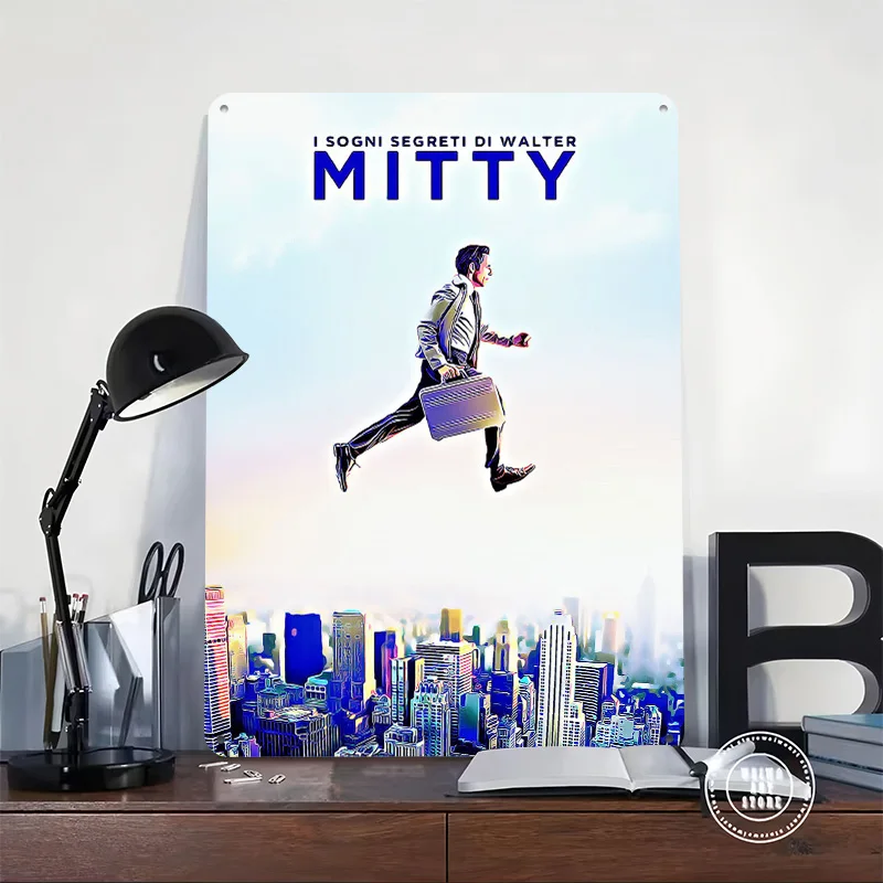 The Secret Life Of Walter Personalized 3D Textured Metal Poster Wall Art Tinplate Sign for Garage Accessories Decor Luxury Home