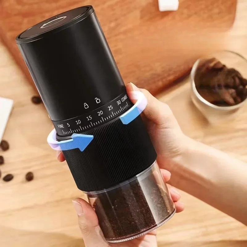 Xiaomi New Portable Electric Coffee Bean Grinder Wireless 30 Gears Externally Adjustable Coffee Machine Rechargeable Grinders