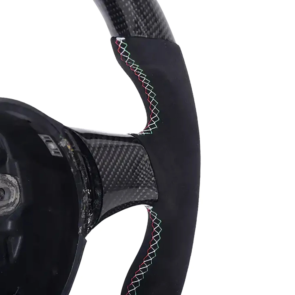 For Lamborghini Gallardo Aventador LP700 Aventador LP700 custom Led carbon fiber half punch leather steering wheel