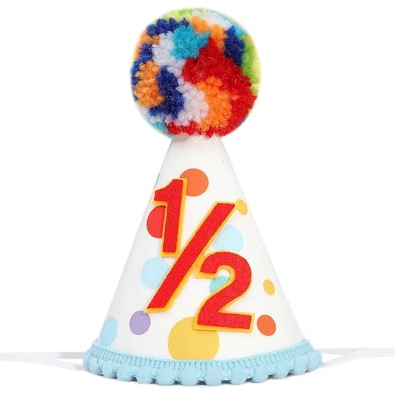 1/2 Rainbow Birthday High Chair Banner for Girl, Half Birthday Decoration Baby Boy 6 Month Party Supply Birthday Gift view 6