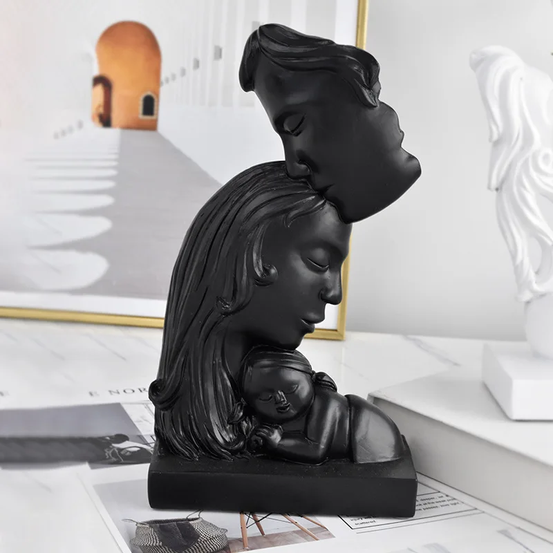 Resin Enthusiast Statue, Couple Kissing Posture Model, Craft Sculpture Decoration, Home Decoration, Desktop