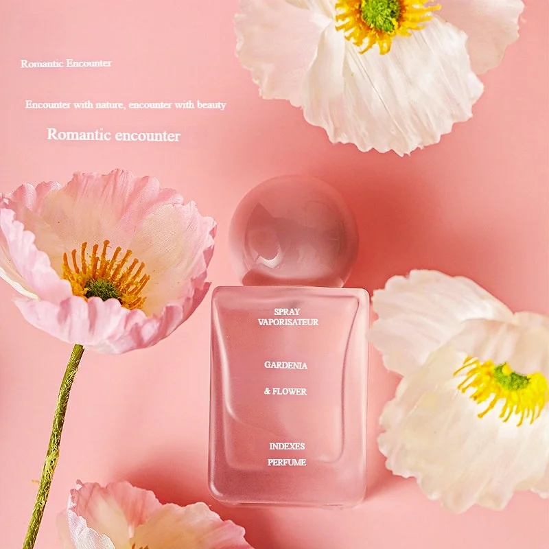 

50ML Women's Perfume Long-lasting Fragrance Pink Romantic Encounter Fresh Tea Aroma Girls' Student Eau De Toilette High Quality