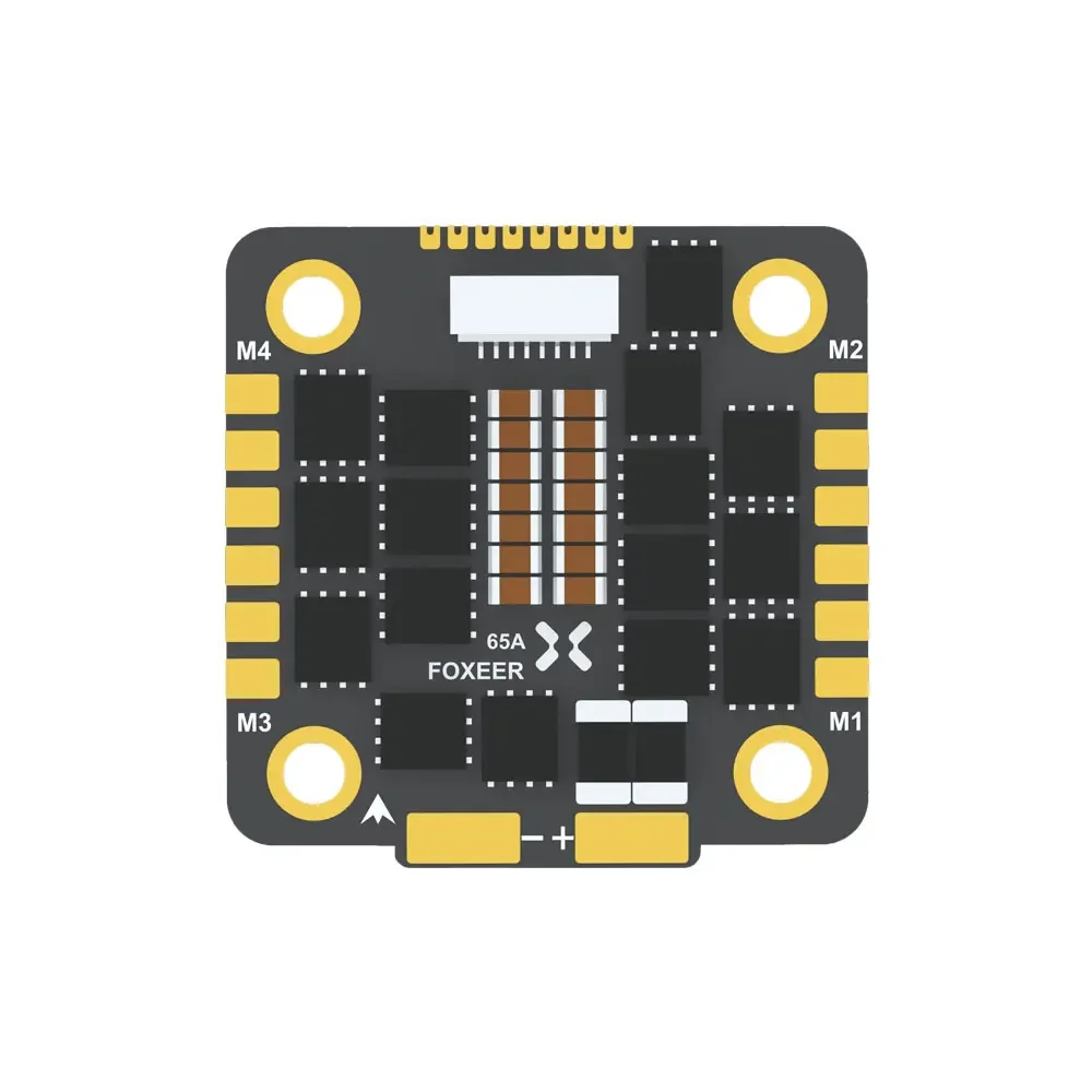 Foxeer Reaper 65A 3-8S ESC 128K BLHELI32 4in1 فرش ESC DSHOT1200 30X30mm ل RC FPV سباق الطائرة بدون طيار DIY
