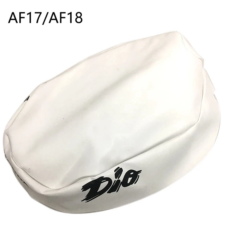 2X Motorcycle Seat Cover Imitation Leather Seat Cover For Honda DIO AF17/AF18 Motorcycle Modification Black image 3